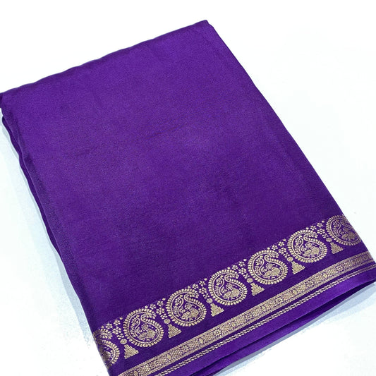 Semi Mysore Silk Saree