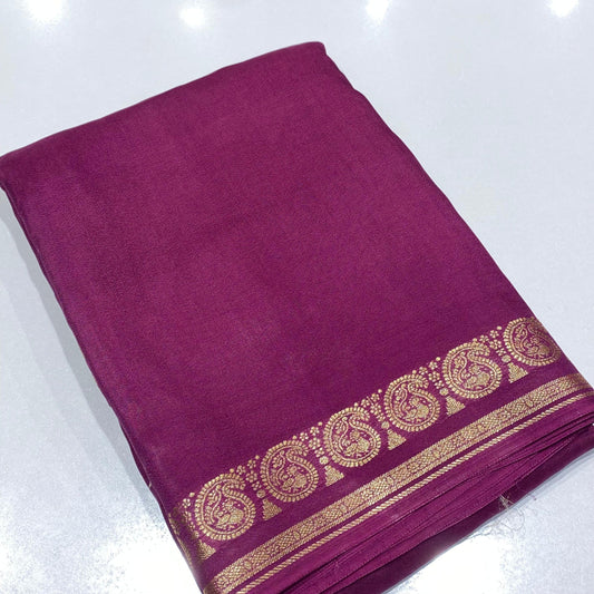 Semi Mysore Silk Saree