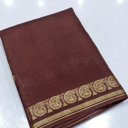 Semi Mysore Silk Saree