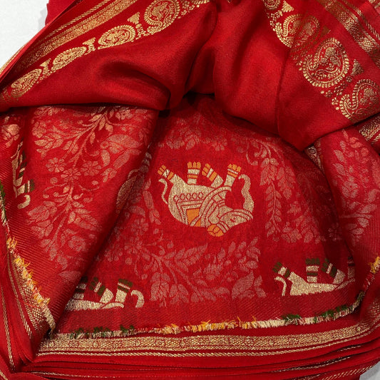 Semi Mysore Silk Saree