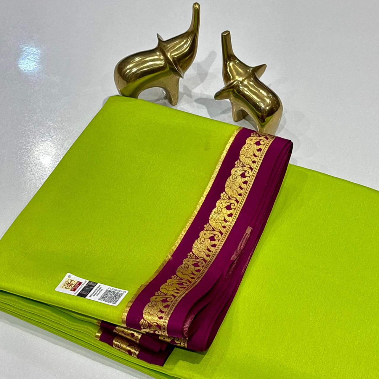 Pure Mysore Silk Saree