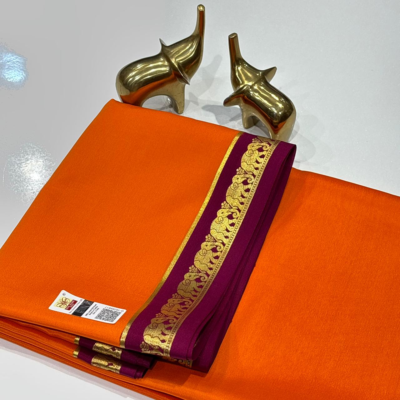 Pure Mysore Silk Saree