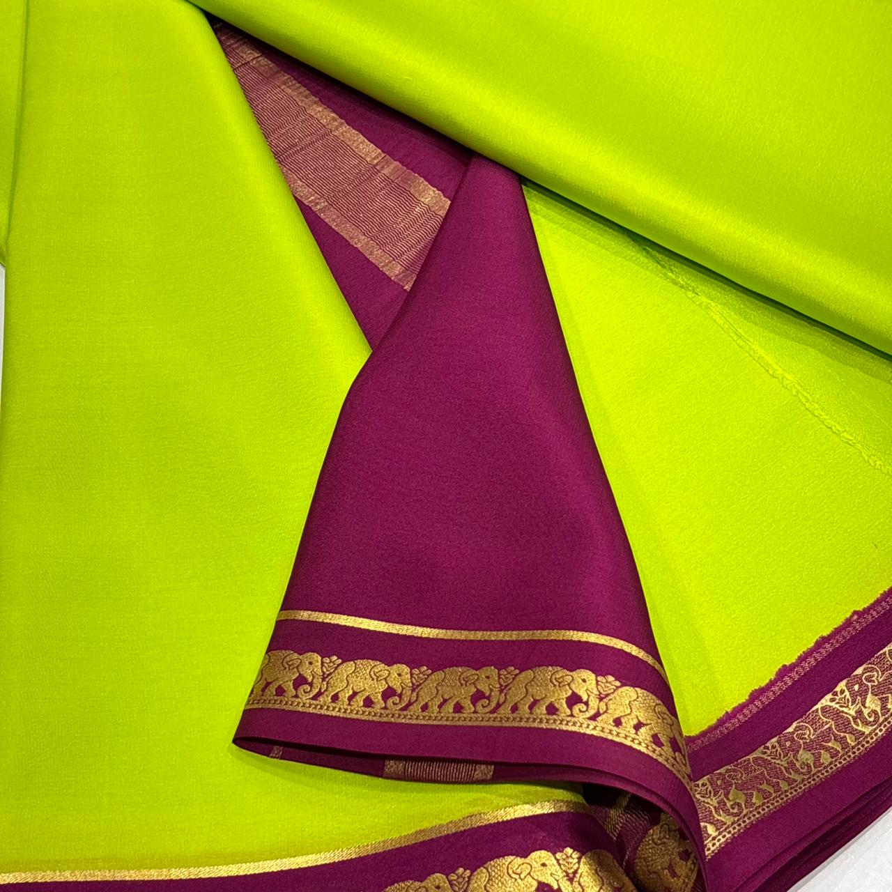 Pure Mysore Silk Saree