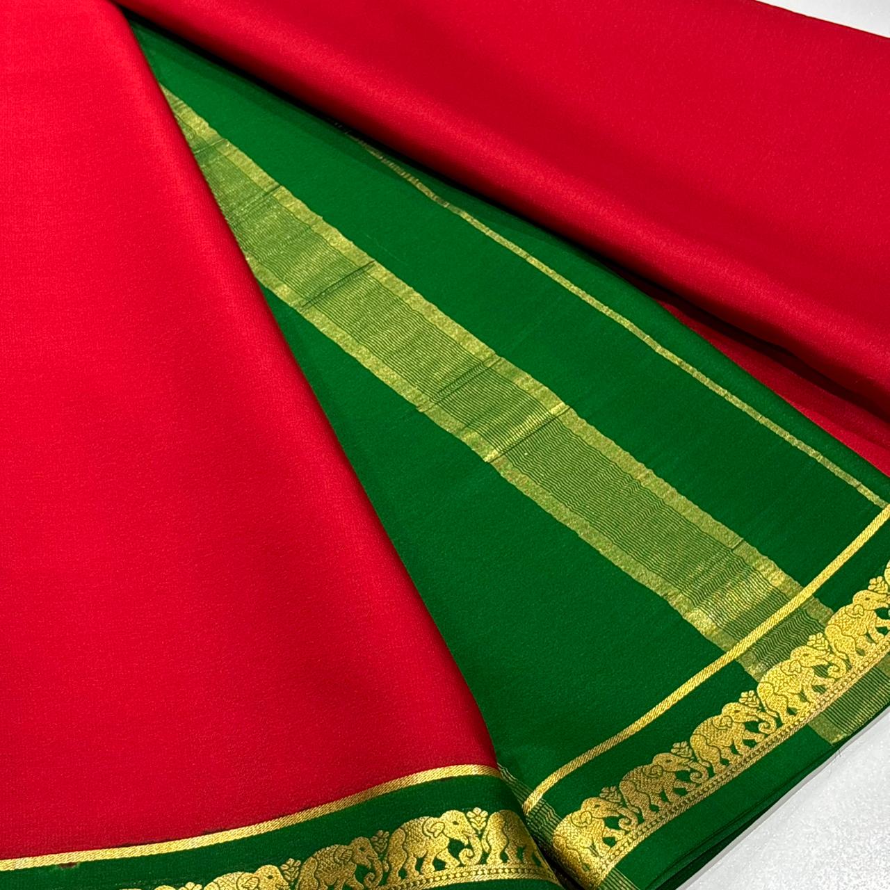 Pure Mysore Silk Saree
