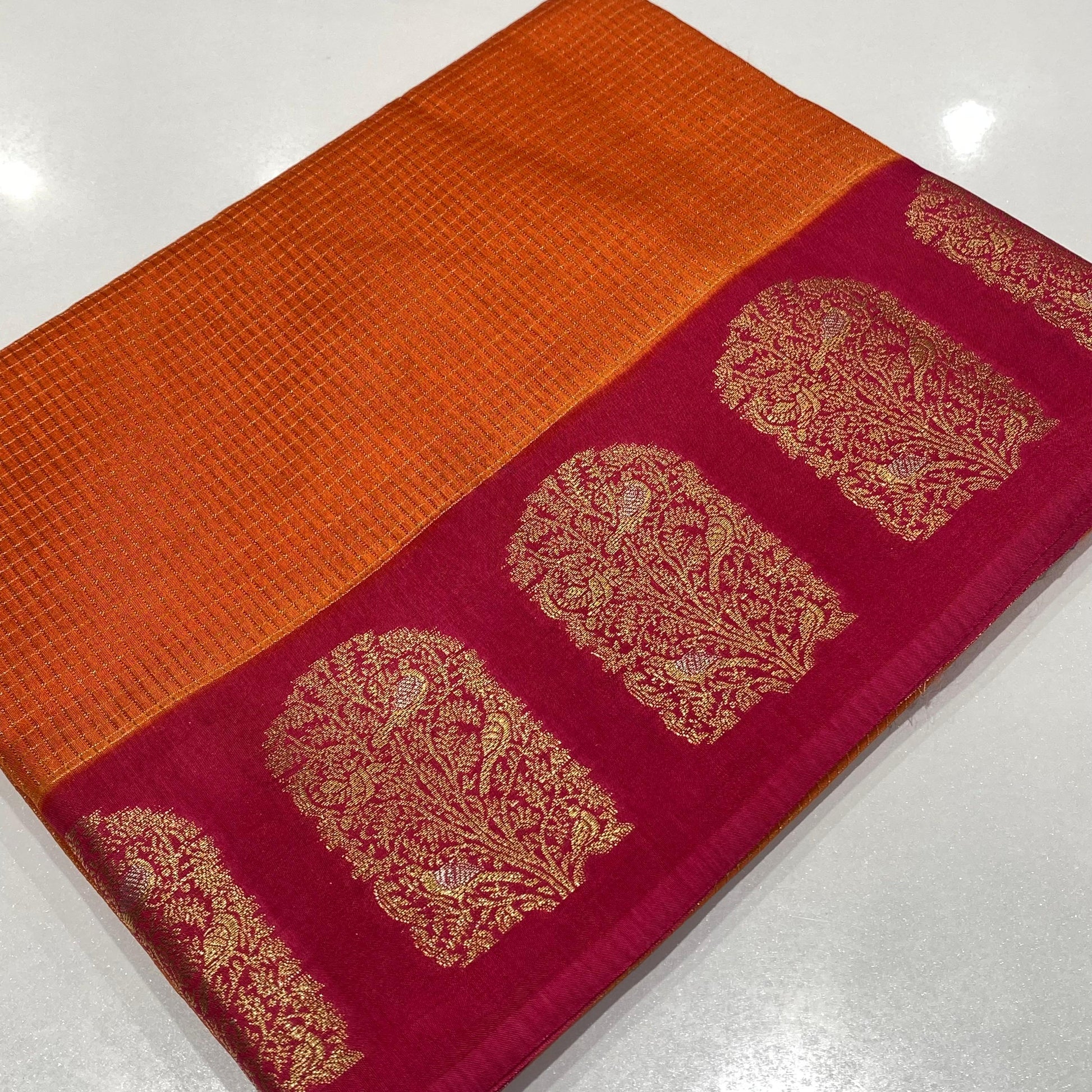 Designer Mysore Crepe Saree