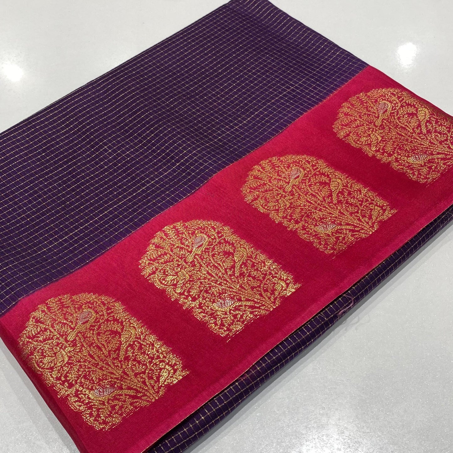 Designer Mysore Crepe Saree
