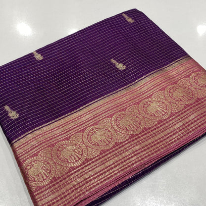 Semi Mysore Silk Saree