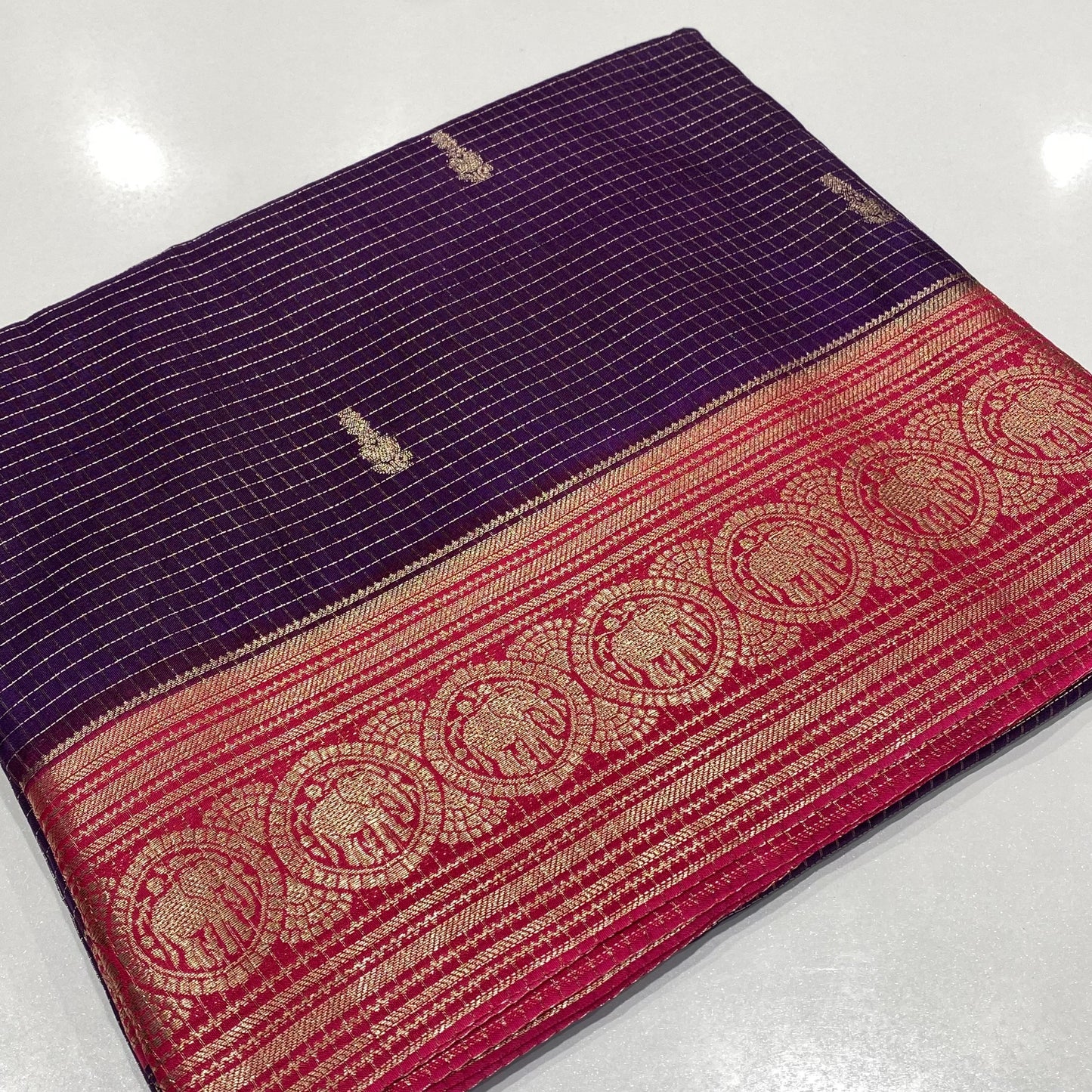 Semi Mysore Silk Saree