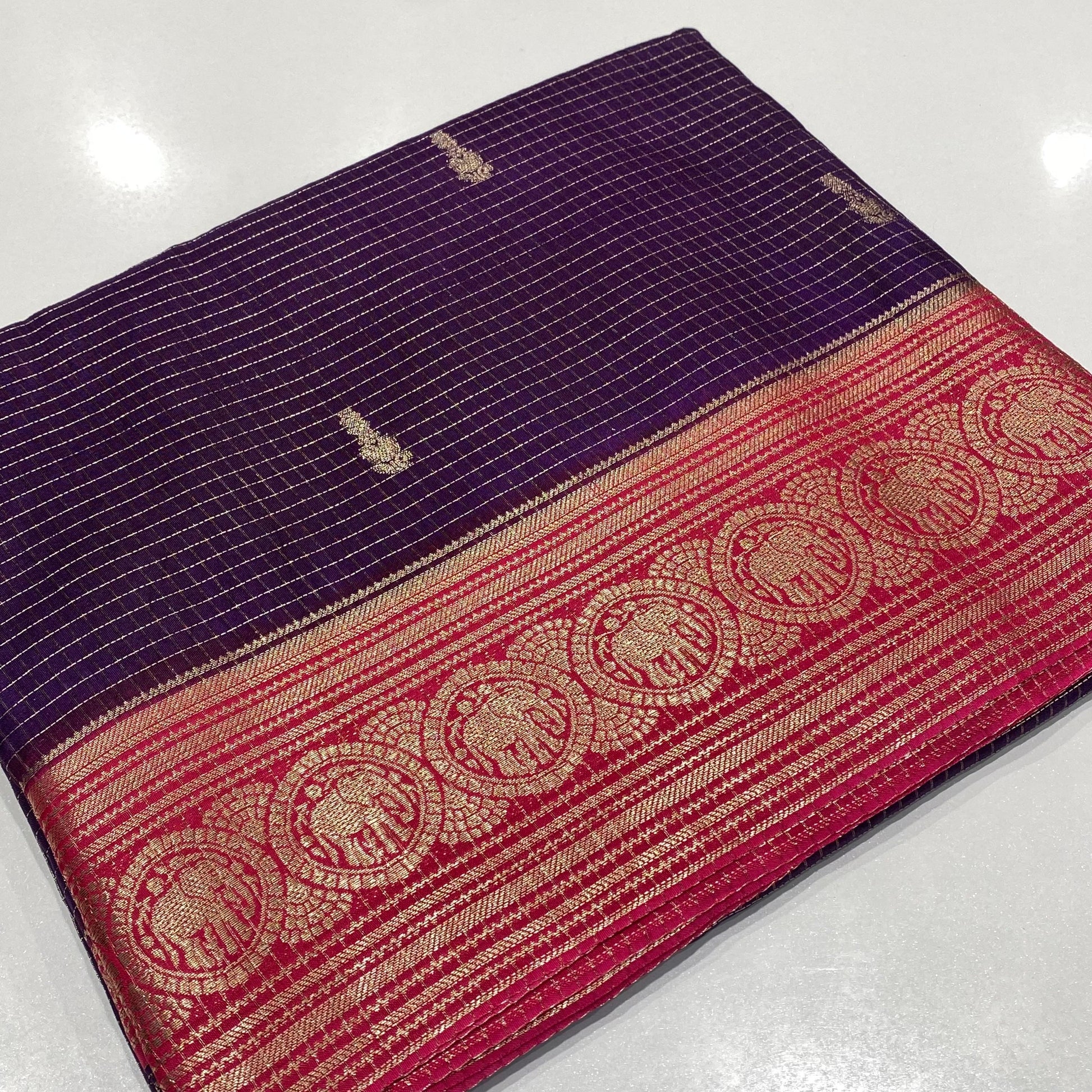 Semi Mysore Silk Saree