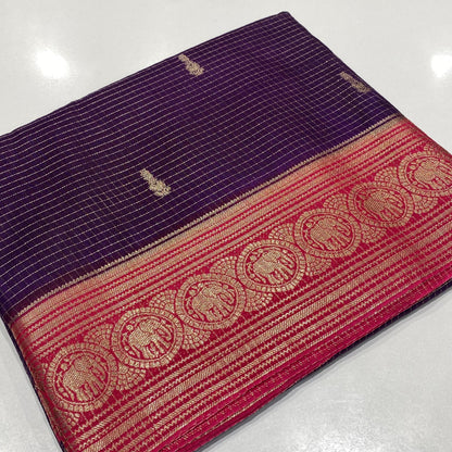 Semi Mysore Silk Saree