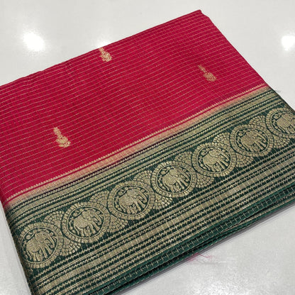 Semi Mysore Silk Saree