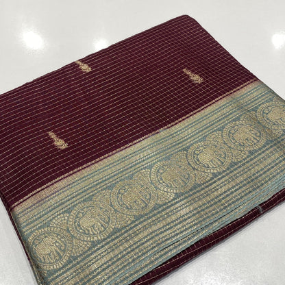 Semi Mysore Silk Saree
