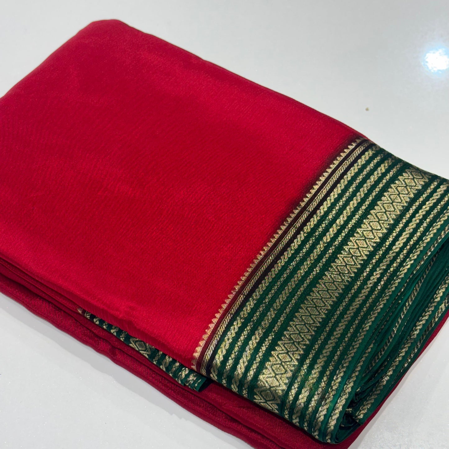 Wrinkle Crepe Saree