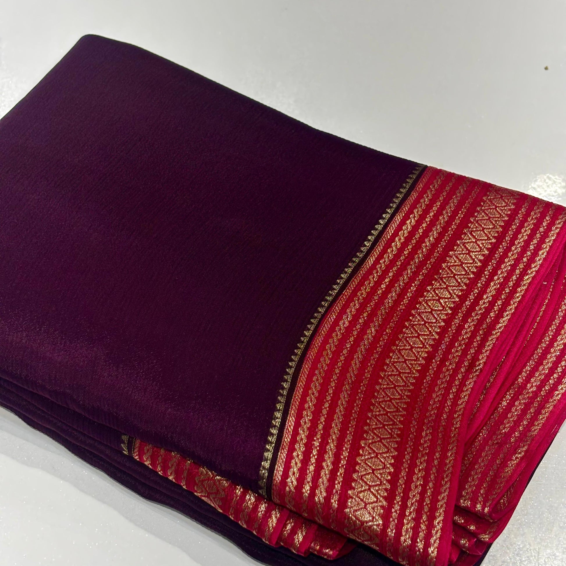Wrinkle Crepe Saree