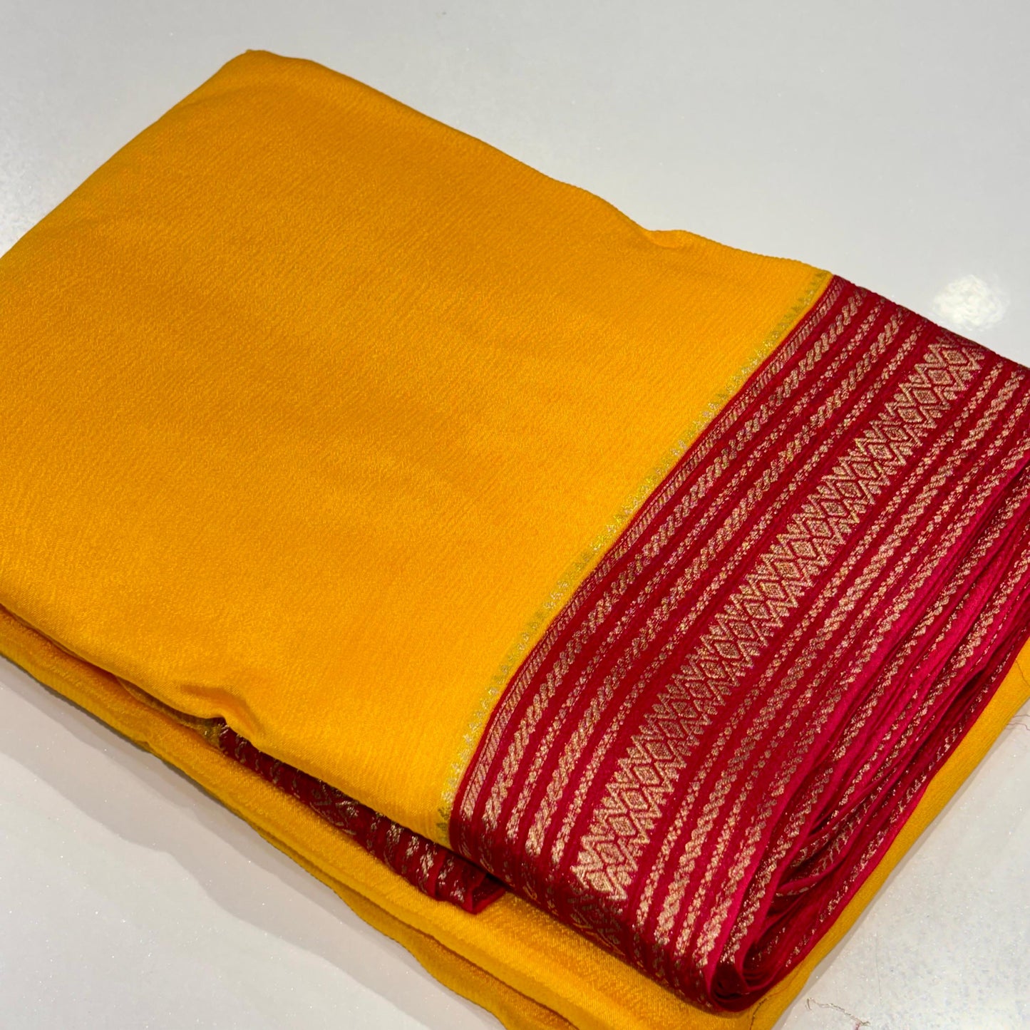 Wrinkle Crepe Saree