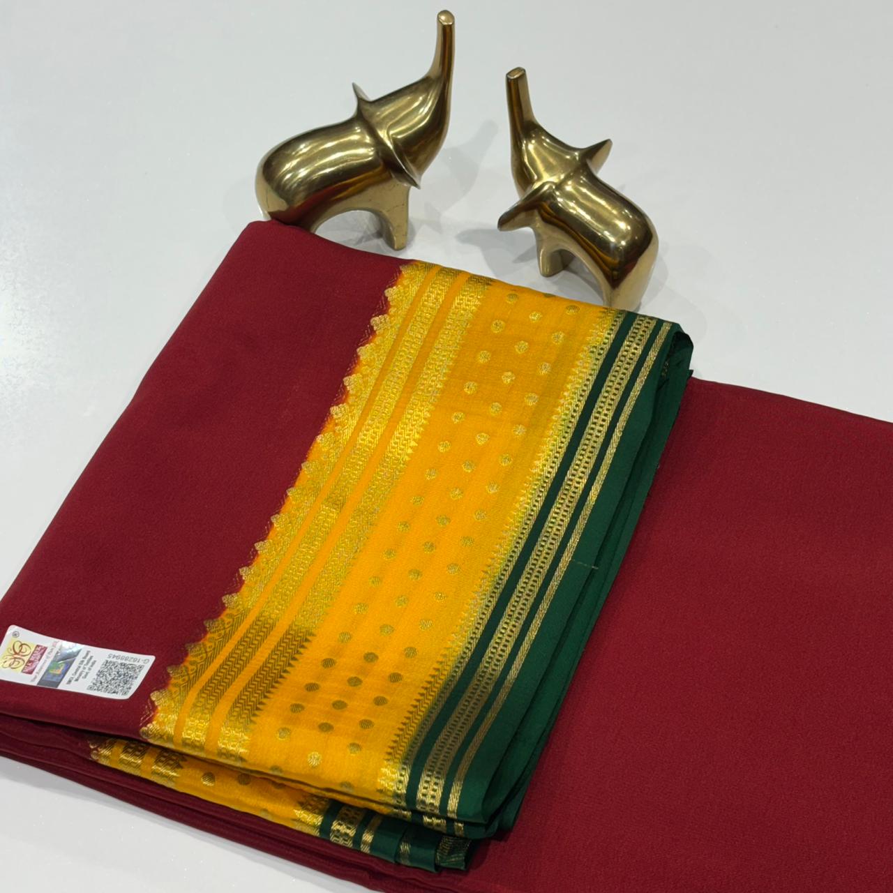 Pure Mysore Silk Saree