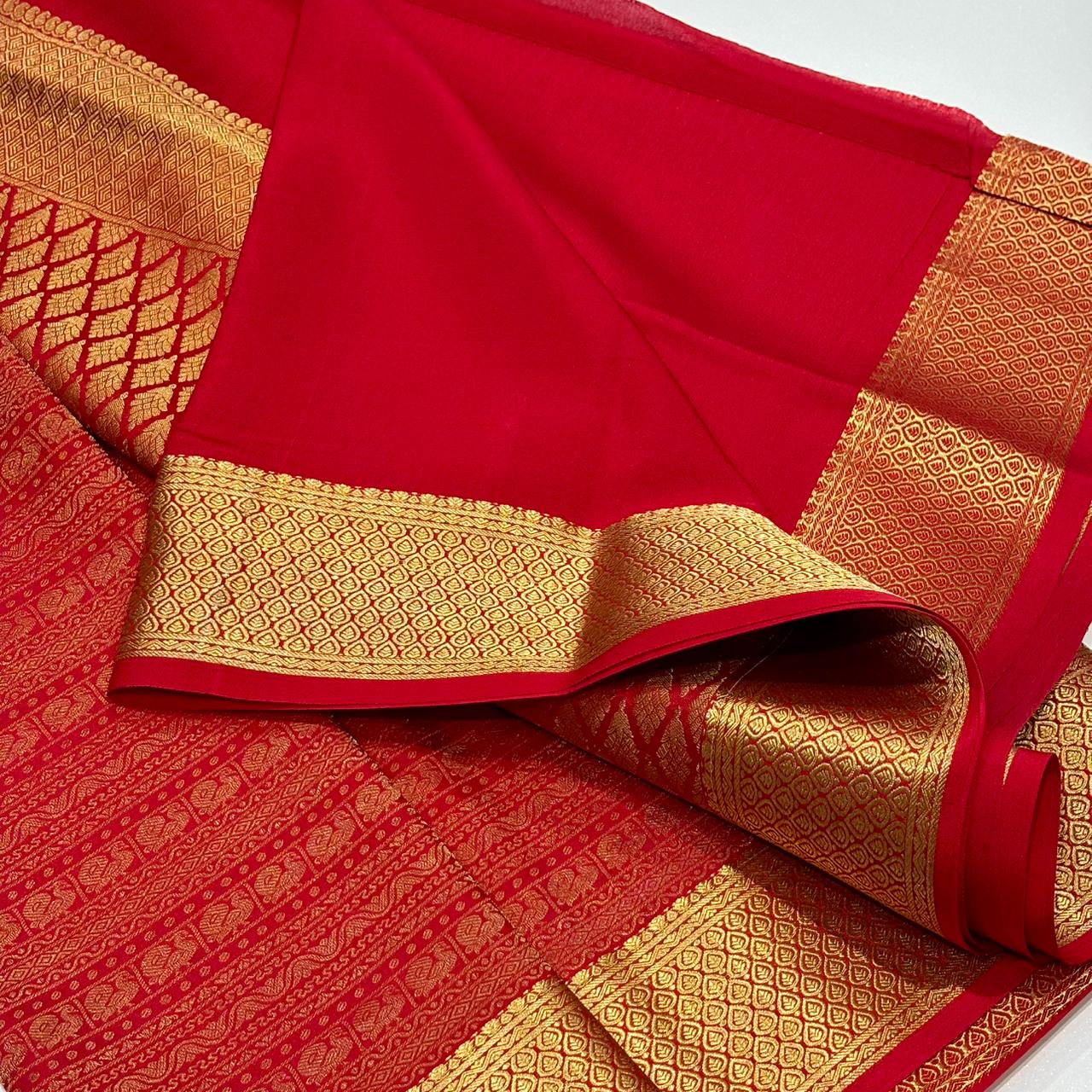 Pure Mysore Silk Saree