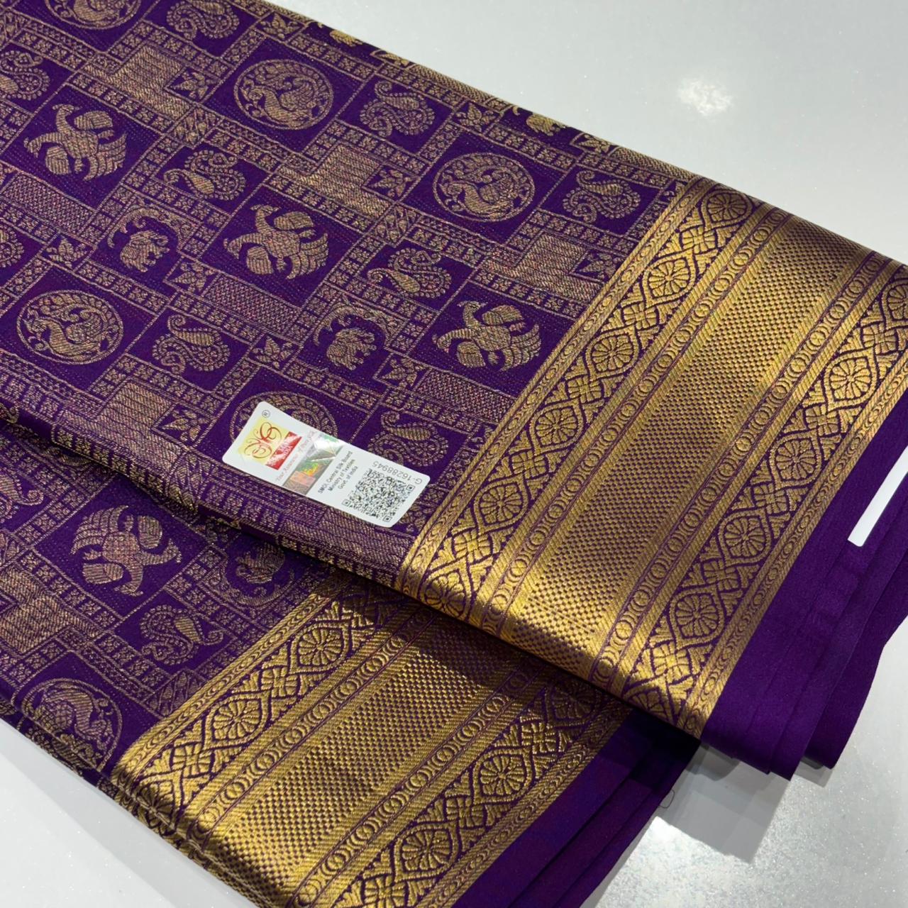 Pure Mysore Silk Saree
