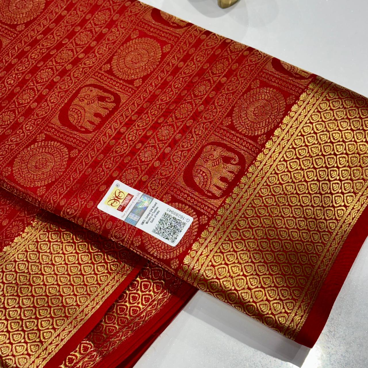 Pure Mysore Silk Saree