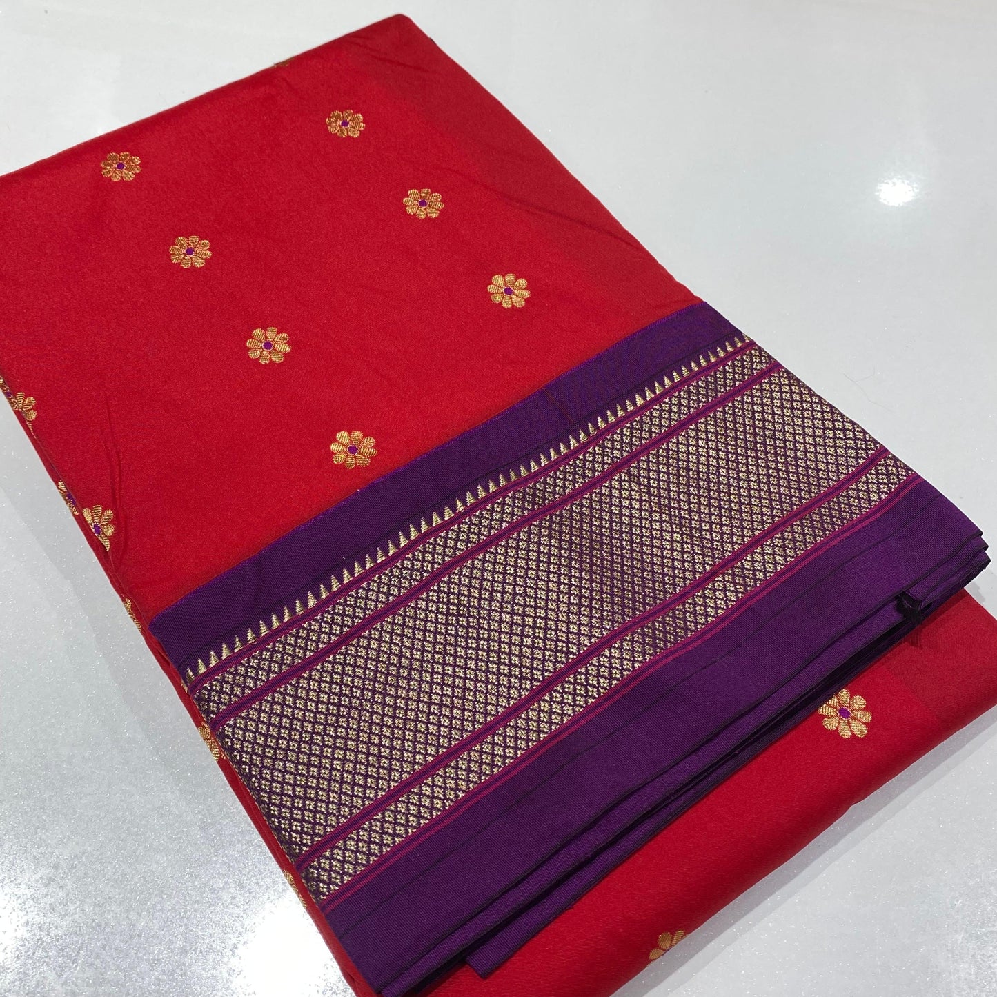 Semi Silk Paithani Saree