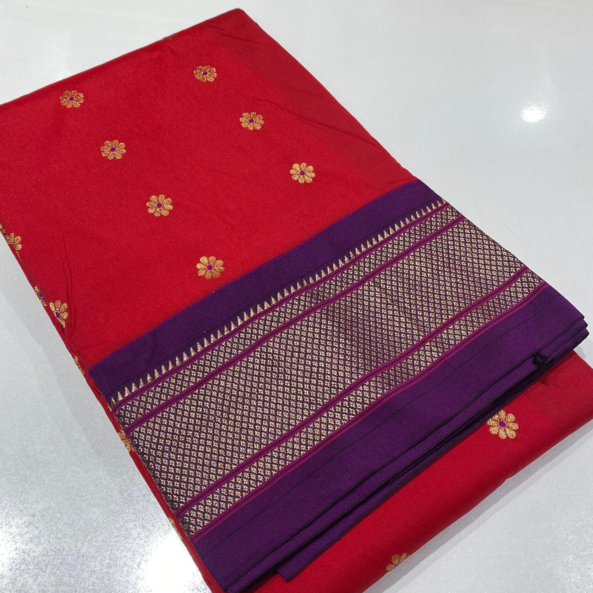 Semi Silk Paithani Saree