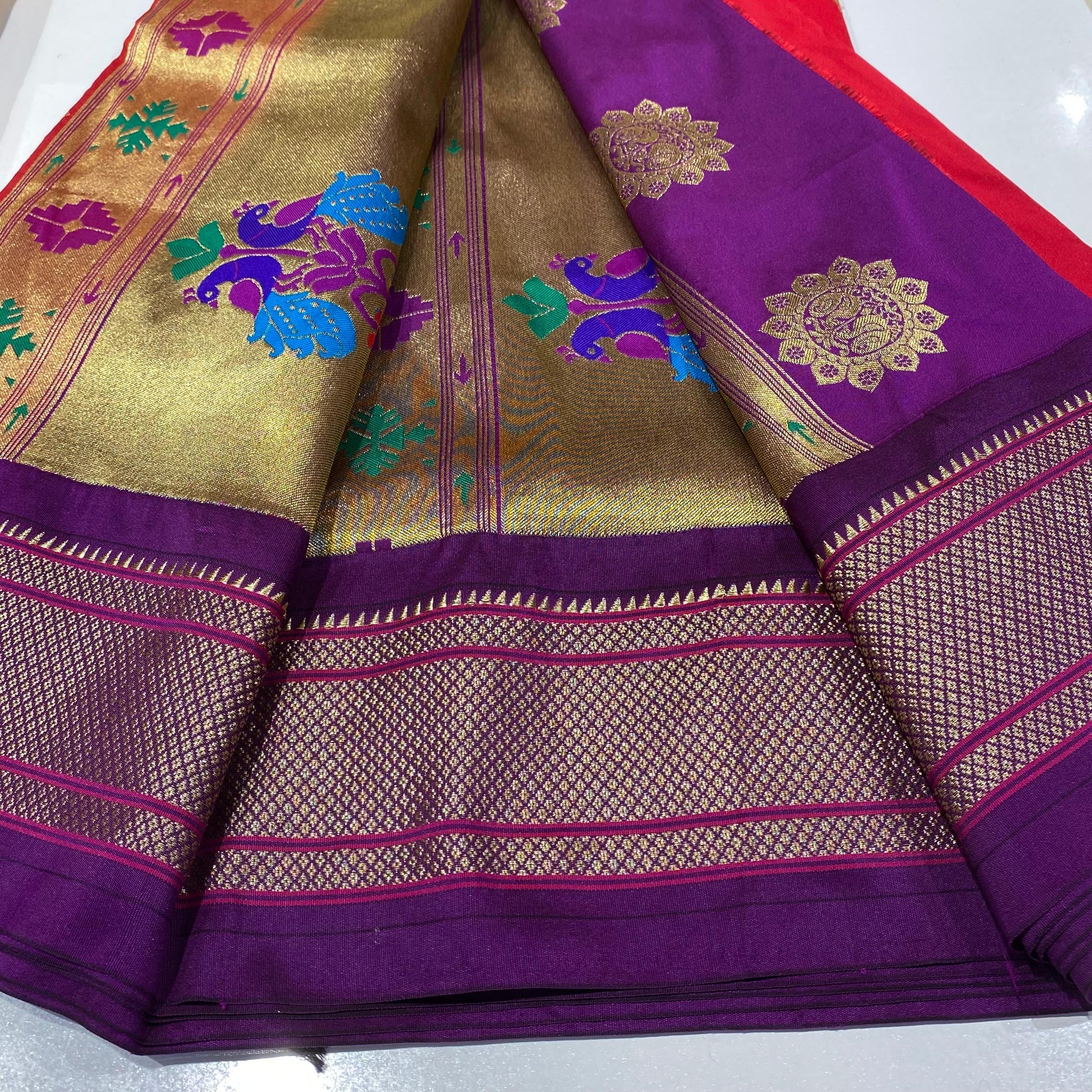 Semi Silk Paithani Saree