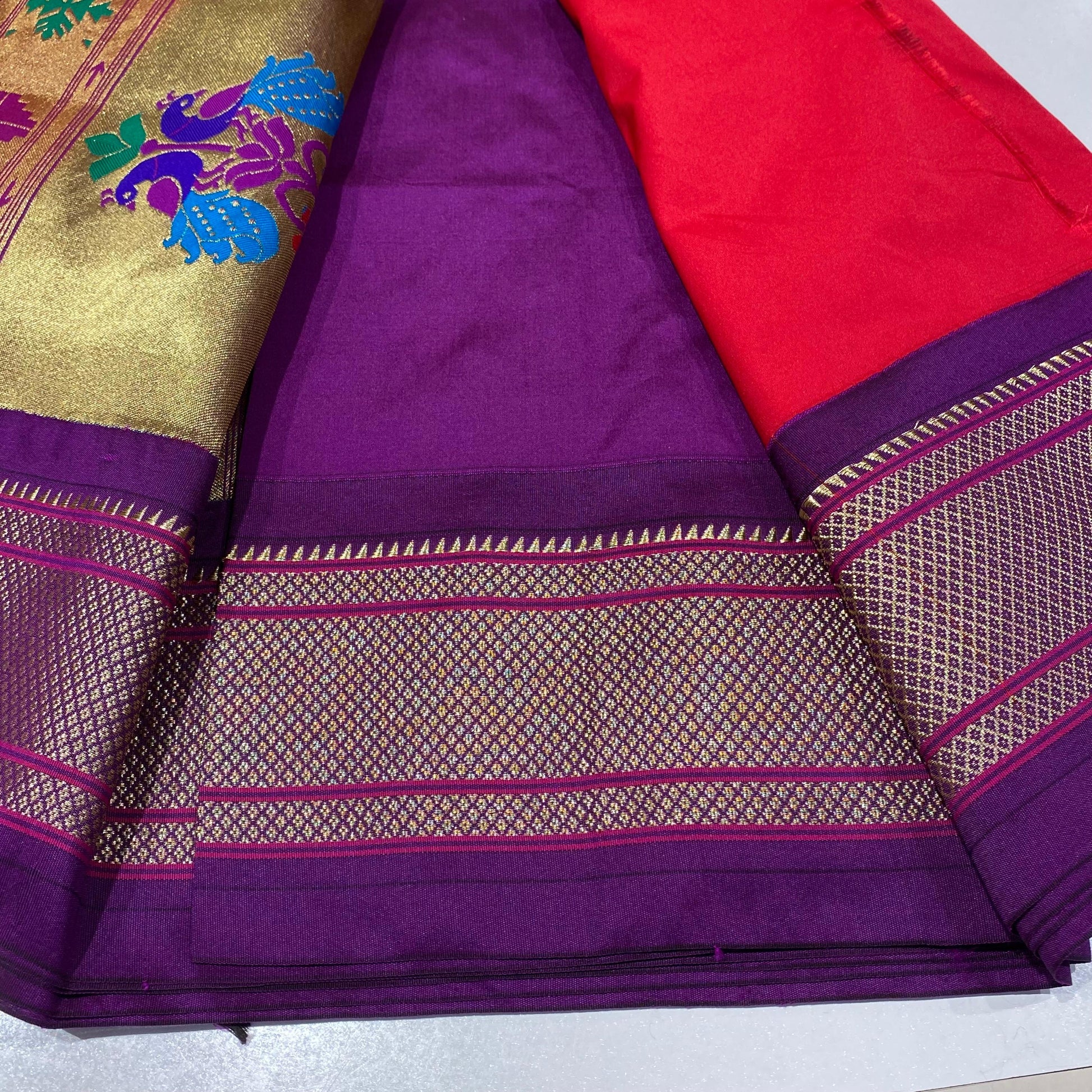 Semi Silk Paithani Saree