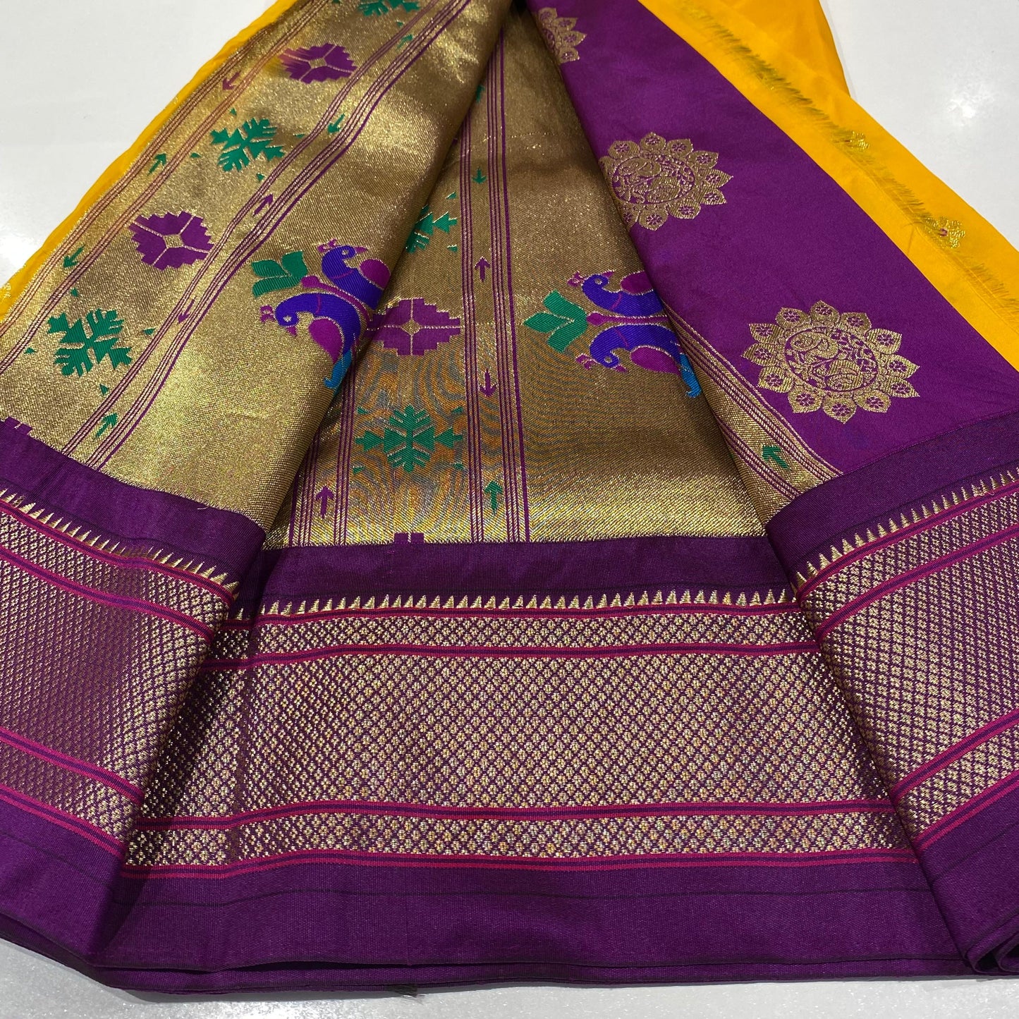 Semi Silk Paithani Saree