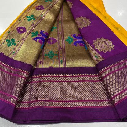 Semi Silk Paithani Saree