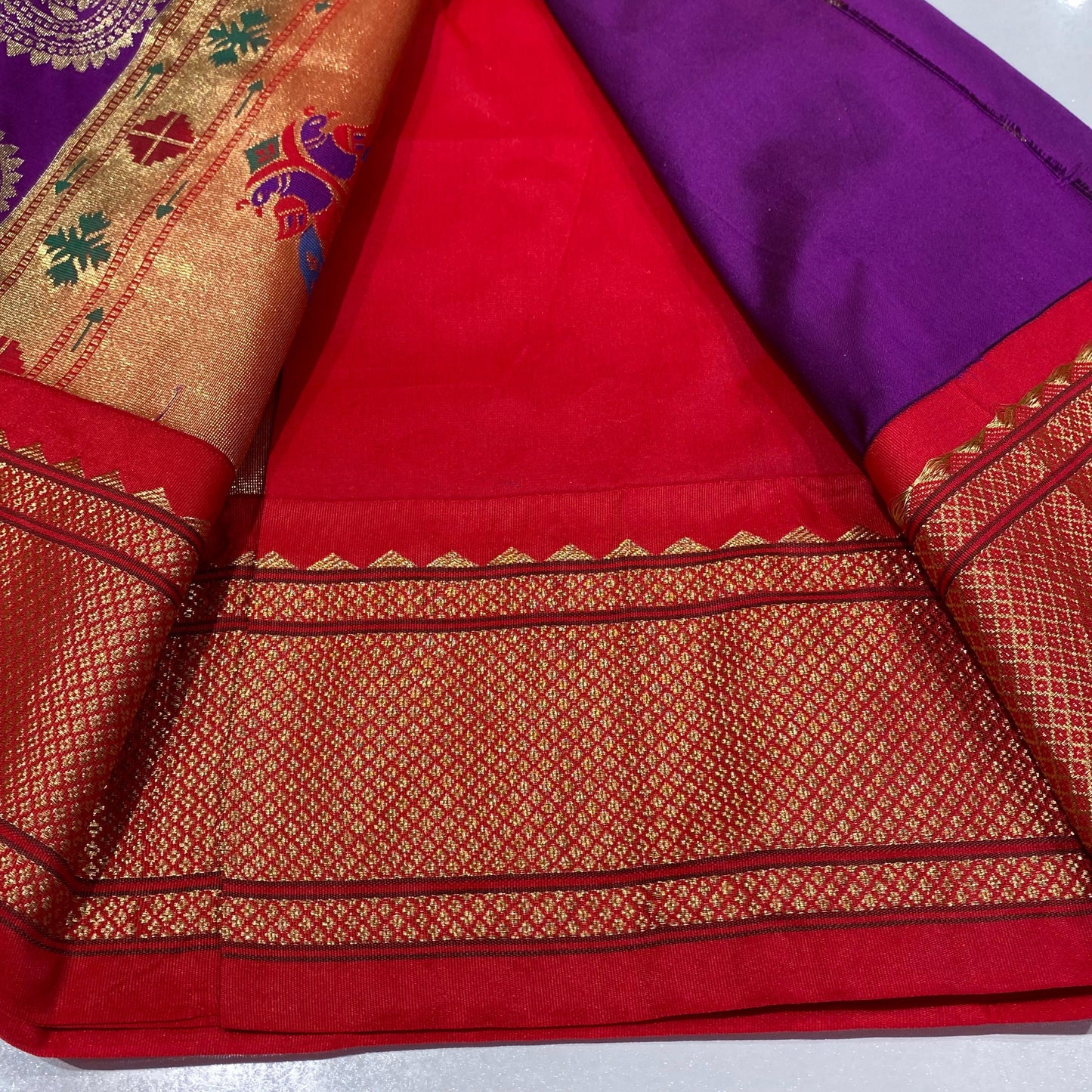 Semi Silk Paithani Saree
