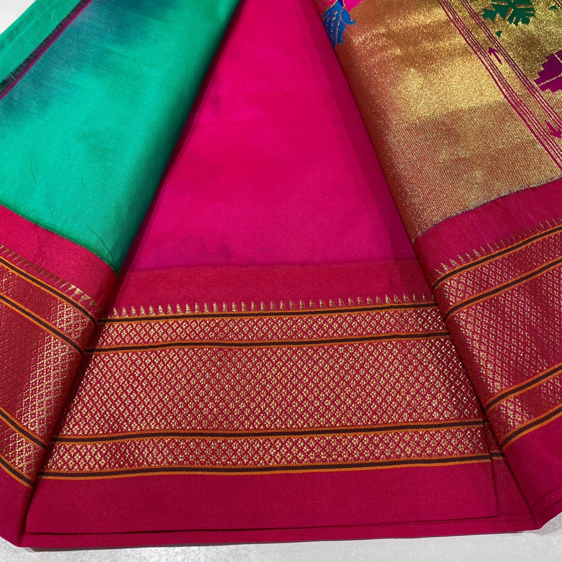 Semi Silk Paithani Saree