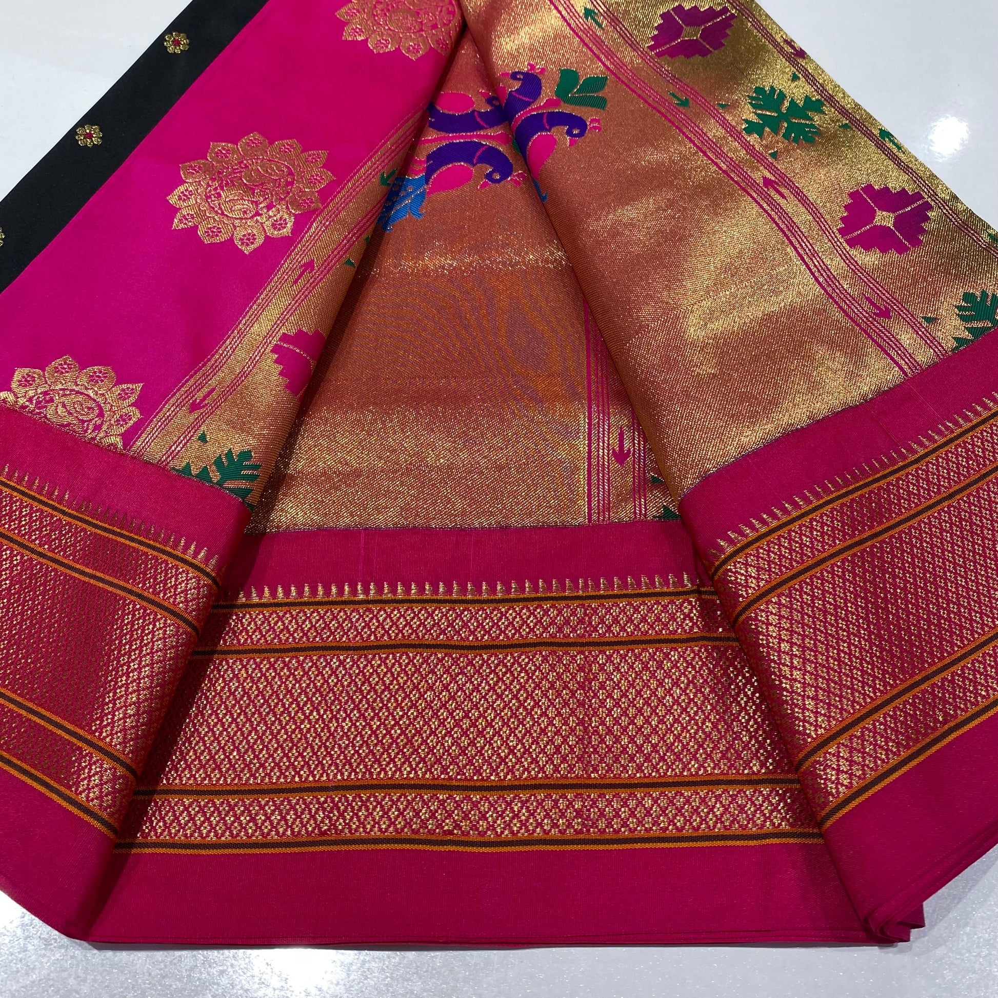 Semi Silk Paithani Saree