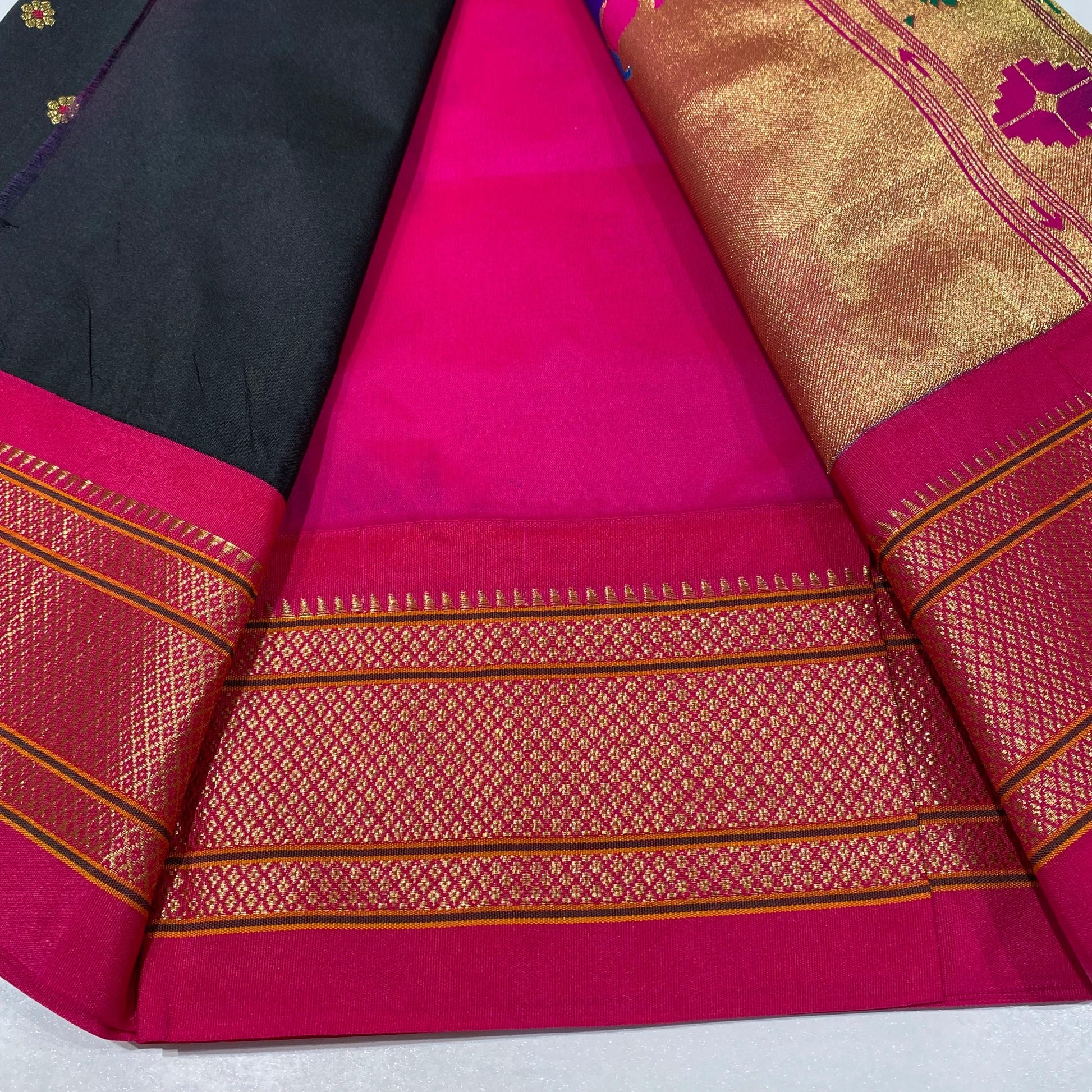 Semi Silk Paithani Saree