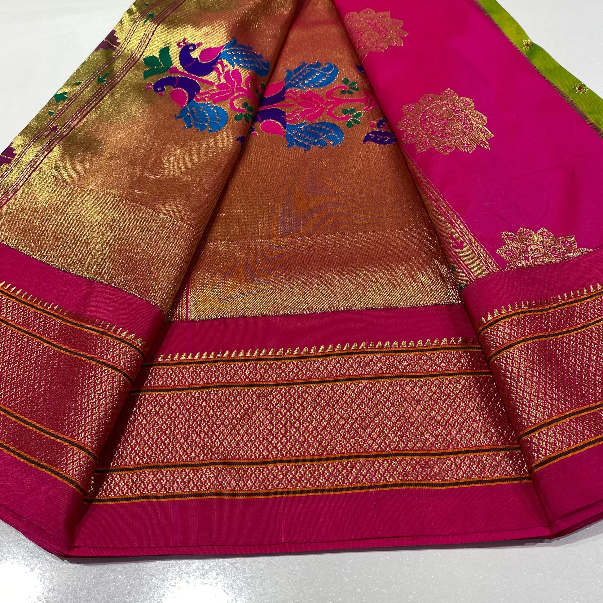 Semi Silk Paithani Saree