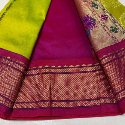 Semi Silk Paithani Saree