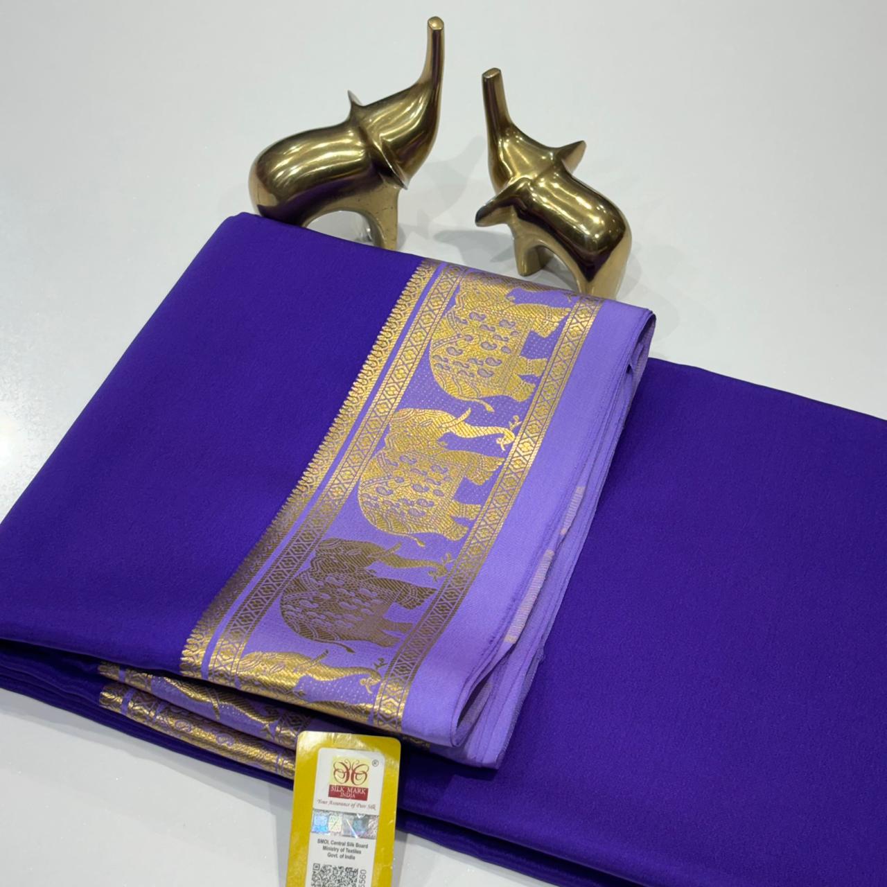 Pure Mysore Silk Saree