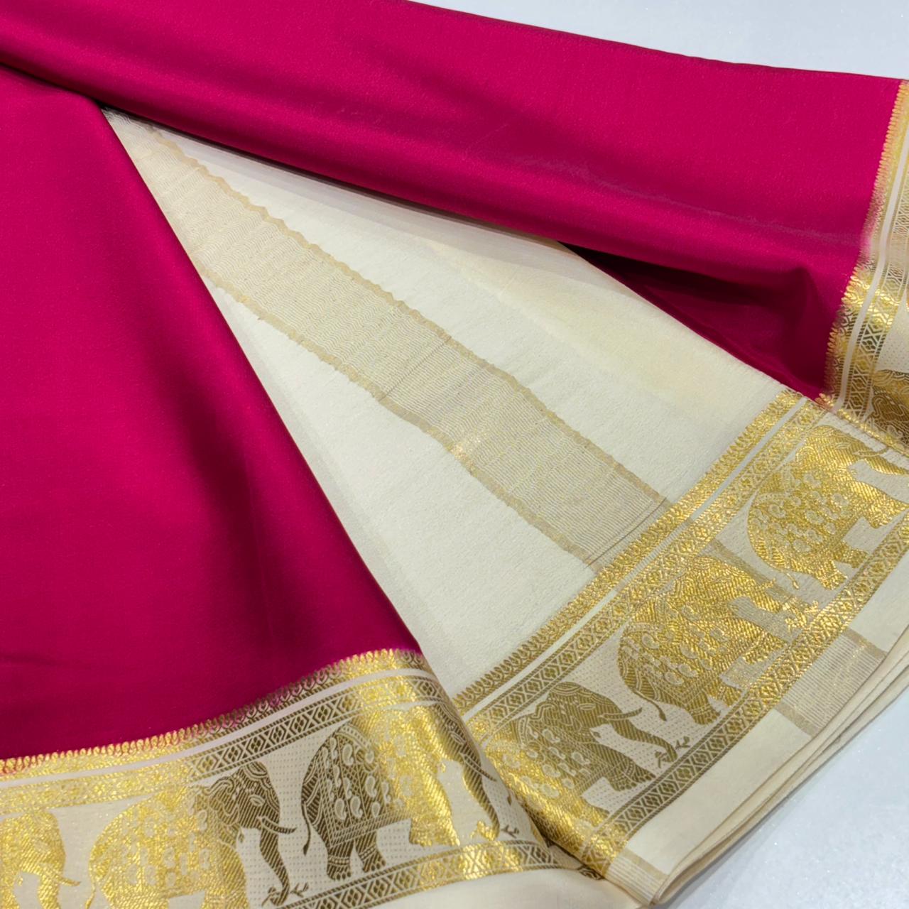 Pure Mysore Silk Saree