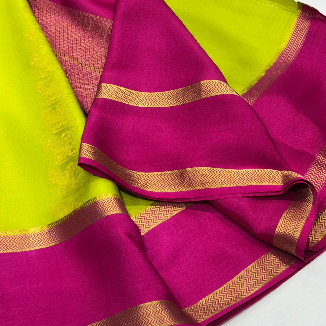 Pure Mysore Silk Saree