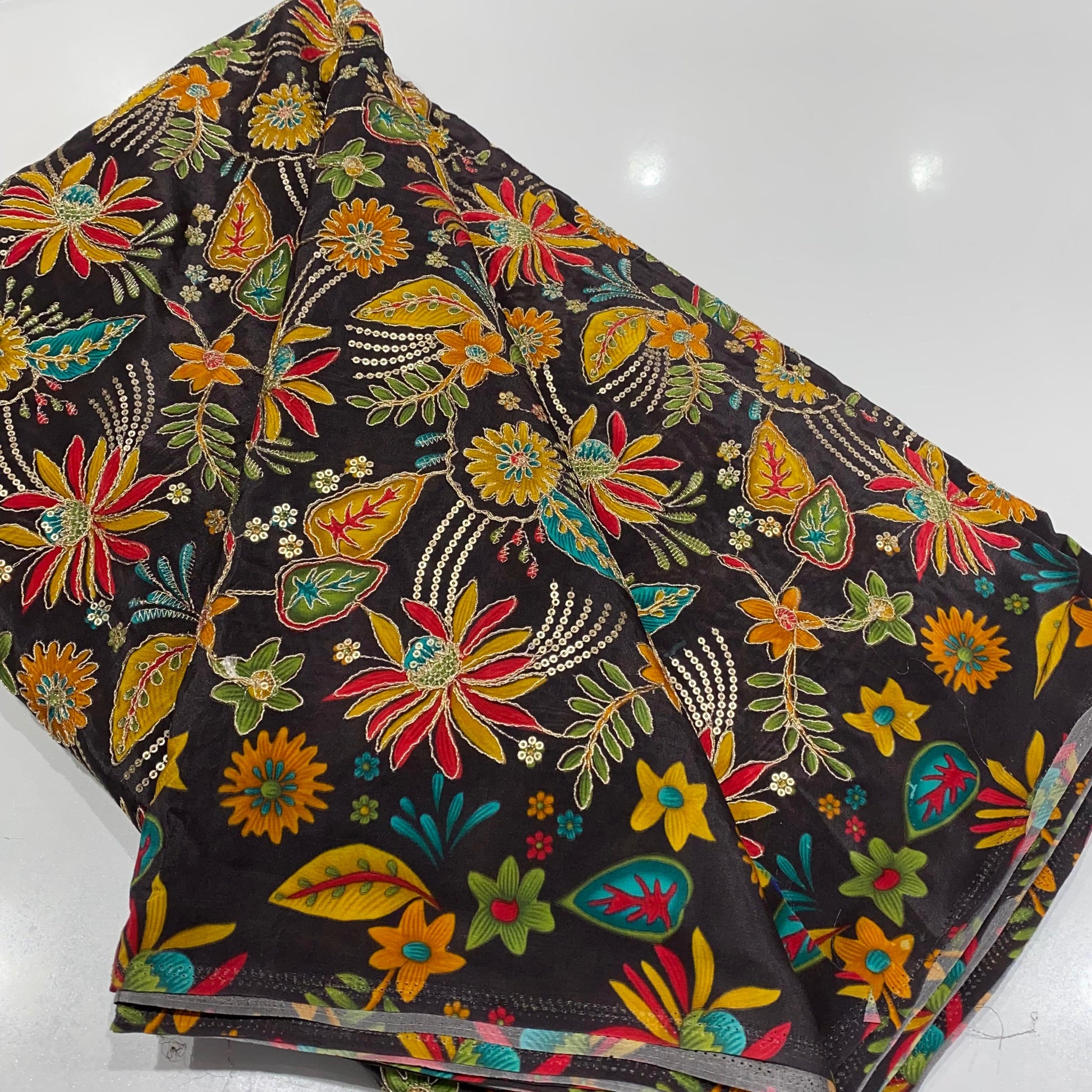 Premium Crepe Silk Fabric