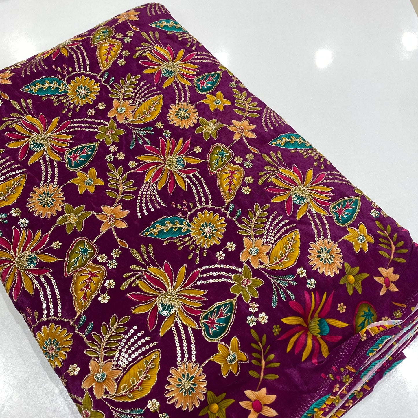 Premium Crepe Silk Fabric