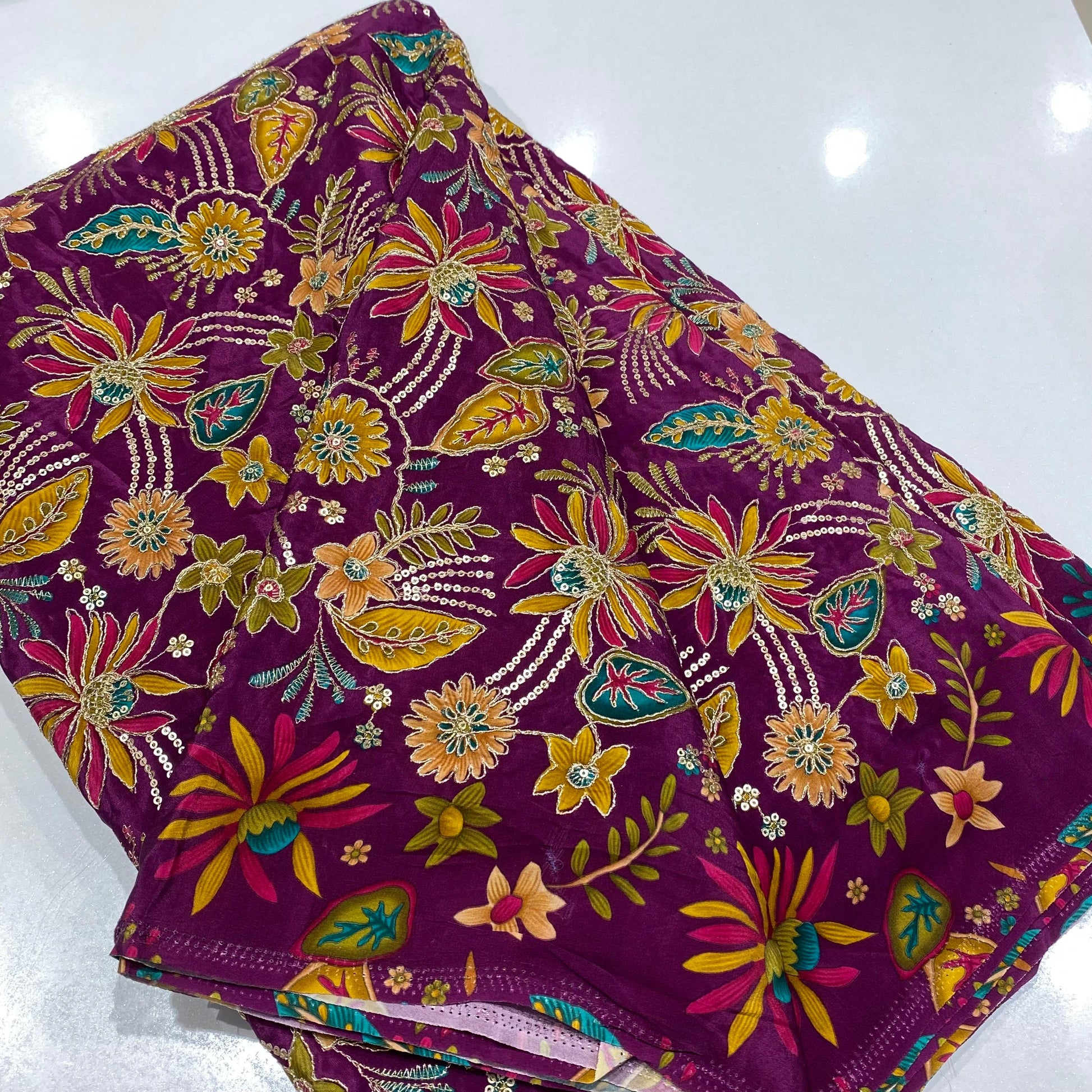 Premium Crepe Silk Fabric