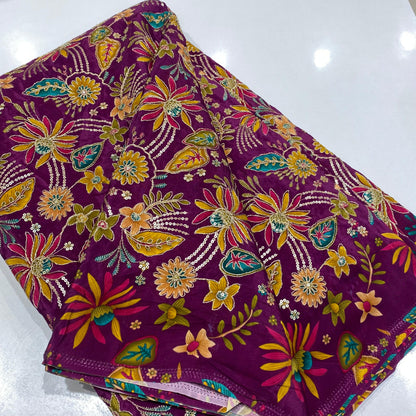 Premium Crepe Silk Fabric