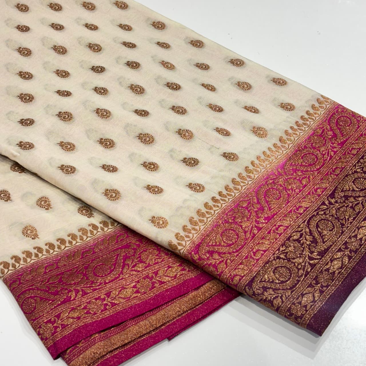 Banarasi Antique Zari Georgette Saree