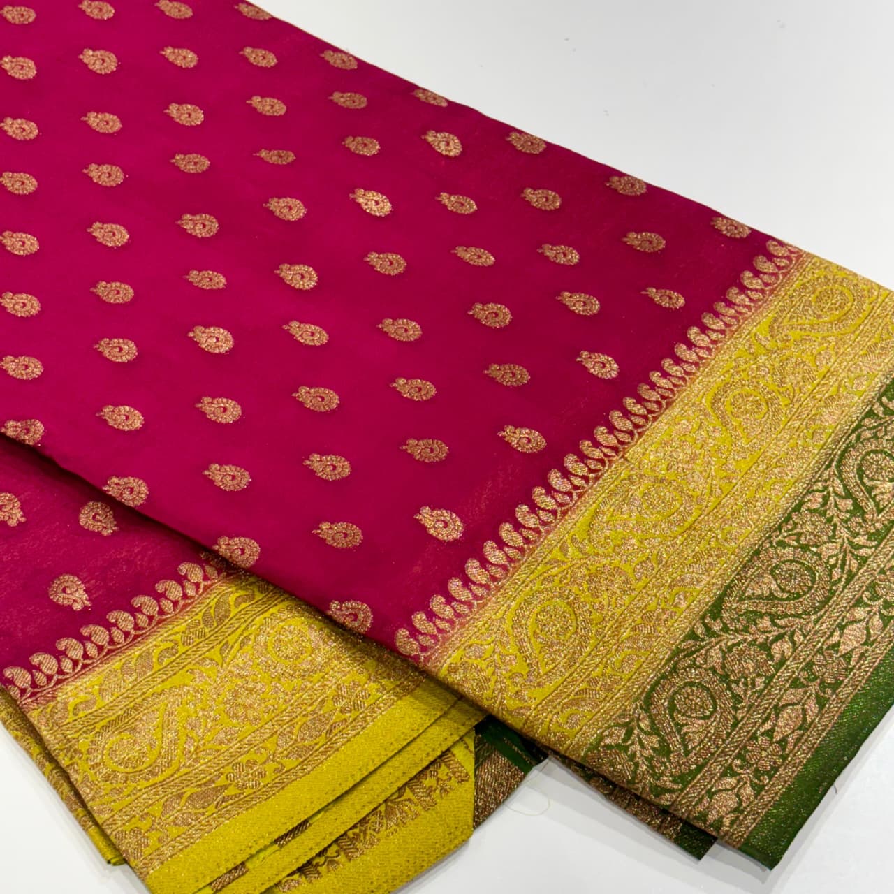 Banarasi Antique Zari Georgette Saree
