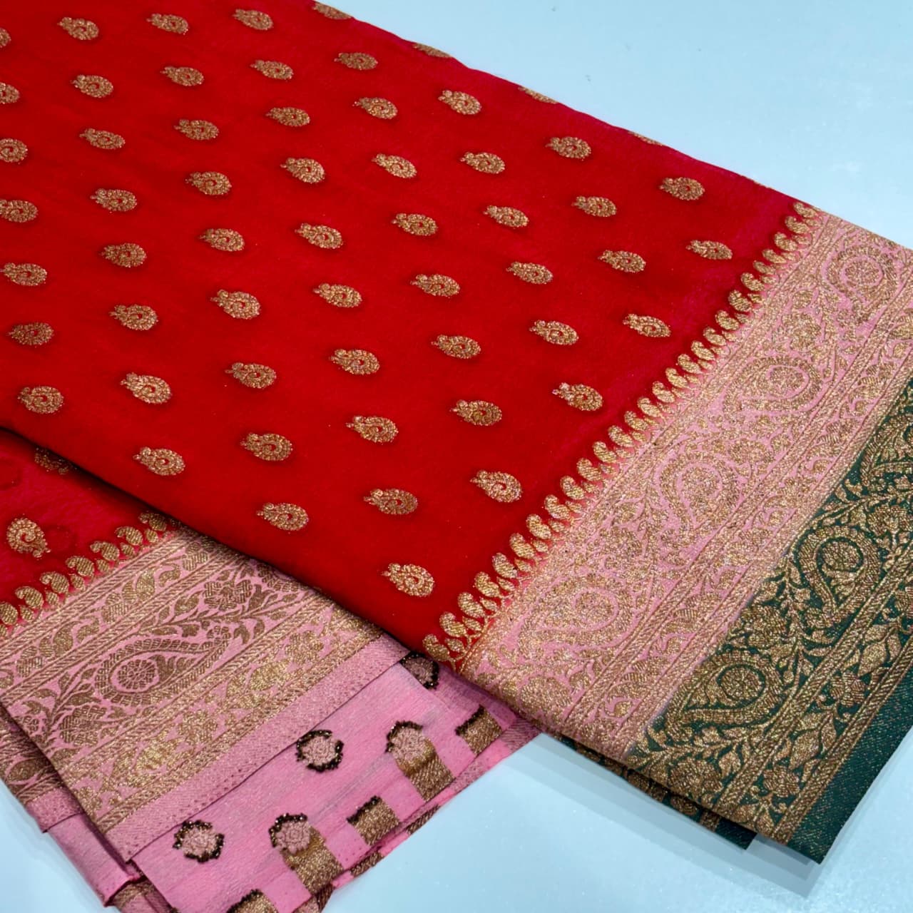 Banarasi Antique Zari Georgette Saree