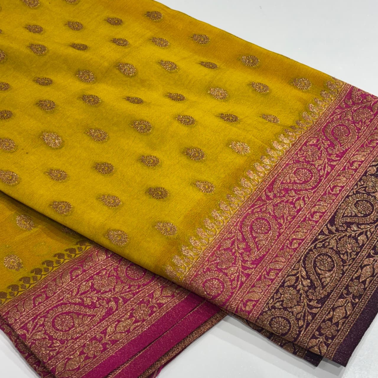 Banarasi Antique Zari Georgette Saree