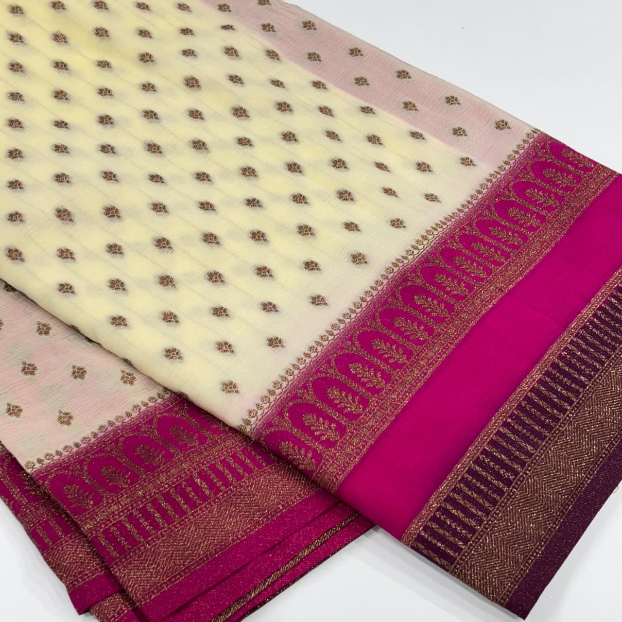 Banarasi Antique Zari Georgette Saree