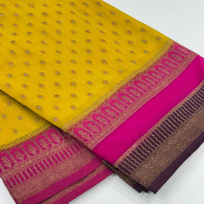 Banarasi Antique Zari Georgette Saree
