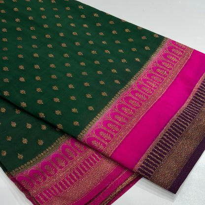 Banarasi Antique Zari Georgette Saree