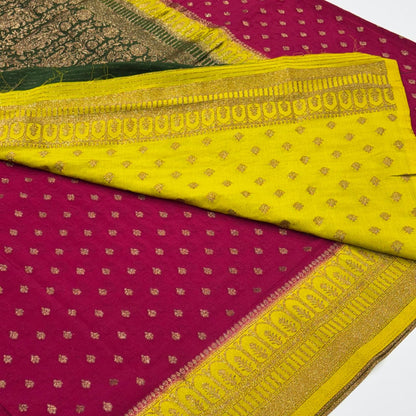 Banarasi Antique Zari Georgette Saree